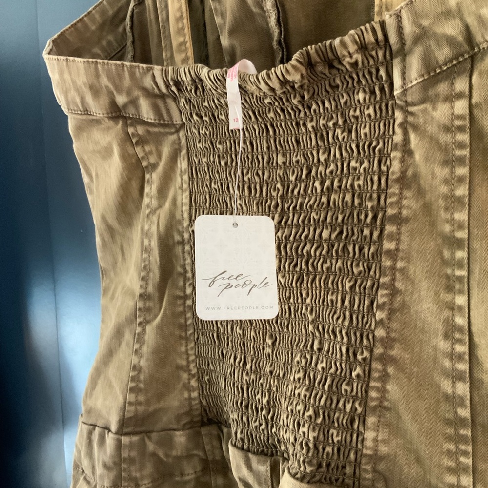 Free people denim jumpsuit